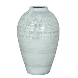 Rackhams Kemi Olpe Vase - White - 44cm x 27cm x 27cm - White - 100% Mixed - thumbnail 1
