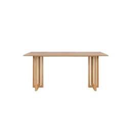 Rackhams Gavril Rattan Dining Table, Oak, Rectangle - A Set Of 2 Dining Chairs ( NO Dining Table ) - thumbnail 5