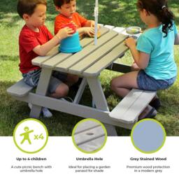 Rackhams Outdoor Childrens Picnic Table - thumbnail 6