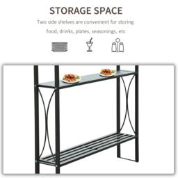 Rackhams 2.5 x 1.5m BBQ Tent Canopy Patio Outdoor Awning Gazebo Party Sun Shelter - Coffee - thumbnail 5