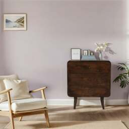 Rackhams Winnie Dark Mango Wood Chest Of 3 Drawers - Wood - 3 - 70x35x80 CM (LxDxH) - thumbnail 1