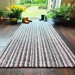 Rackhams Candy Washable Mat Striped Design - 50X75 cm - thumbnail 5