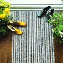 Rackhams Candy Washable Mat Striped Design - 50X75 cm - thumbnail 4