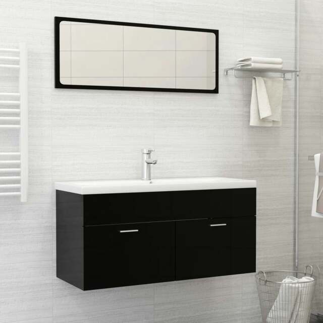 Rackhams Built-in Basin with Faucet 101x39x18 cm Ceramic White