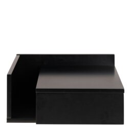 Rackhams Ashlan Bedside Table in Black - Black - Manufactured wood - 1 - thumbnail 6
