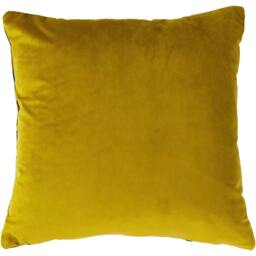 Rackhams Empire Cushion Cover - Teal/Gold - One Size - Teal/Gold - 100% Polyester - thumbnail 3