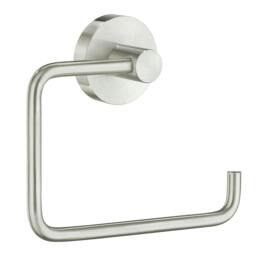 Rackhams Brushed Nickel Toilet Roll Holder - thumbnail 1