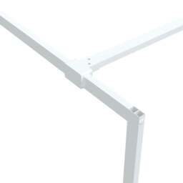 Rackhams Walk-in Shower Wall White 90x195 cm Clear ESG Glass - thumbnail 6