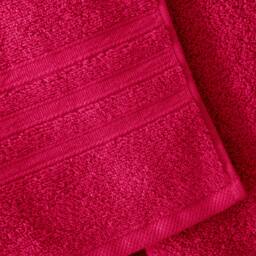 Rackhams Zero Twist Cotton 6 Piece Towel Bale Set Hot Pink - 6 Piece Towel Set - Hot Pink - thumbnail 2