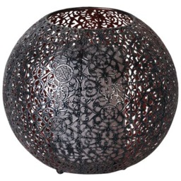 Rackhams Solar Coco Metal Flame Effect Table Light 2Pk - thumbnail 1