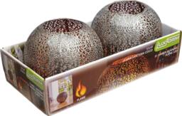 Rackhams Solar Coco Metal Flame Effect Table Light 2Pk - thumbnail 2