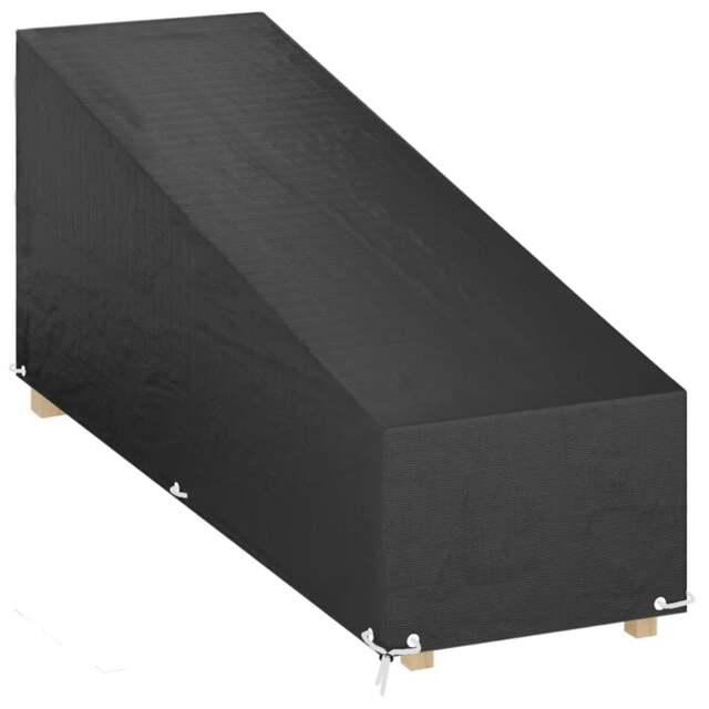 Rackhams Sunlounger Cover 12 Eyelets 200x65x35/60 cm Polyethylene