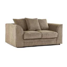 Rackhams Chicago Scatter Back Living Room Furniture Range - Coffee - 2 Seater - thumbnail 1
