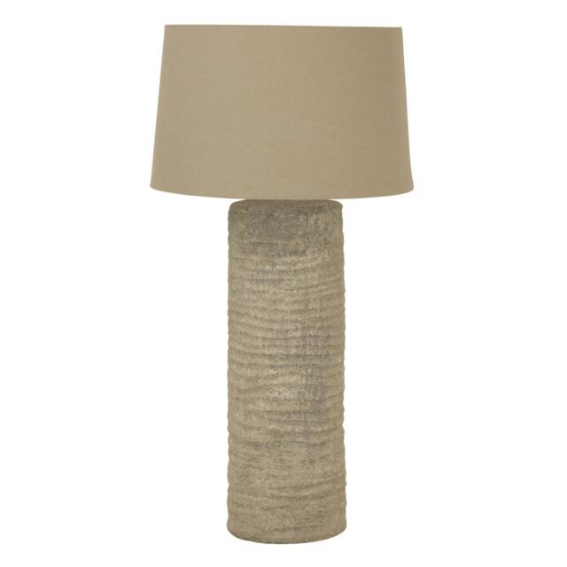 Rackhams Tuscan Tall Table Lamp (UK Plug) - Grey - One Size - Grey - 100% Mixed - image 1
