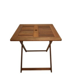 Rackhams Windermere Outdoor 4 Person Folding Square Wooden Table - thumbnail 2
