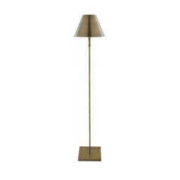 Rackhams Lustre Antique Brass LED Rechargeable Floor Lamp - thumbnail 3