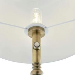 Rackhams Lustre Antique Brass LED Rechargeable Floor Lamp - thumbnail 4