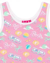 Rackhams Barbie Girls Pink 2 Piece Towelling Co-ord - 9-10 Years - thumbnail 3