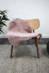 Rackhams Luxury Fur Pink Shaggy Rug – Ultra-Soft Geometric - 70X90 cm - thumbnail 3