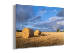 Rackhams Hay Bale Landscape - Framed Print 30 x 20 inch - thumbnail 3