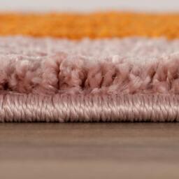 Rackhams Joli Striped Orange & Pink Rug - 80X150 cm - thumbnail 4