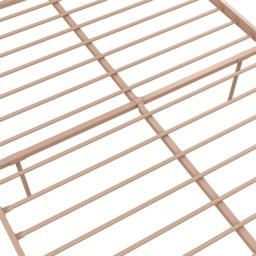 Rackhams Giulia Modern Metal Bed Millennial Pink - Double - thumbnail 3