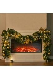 Rackhams LED Light String Berry Ball Flower Garland Christmas Decor - Green - thumbnail 3