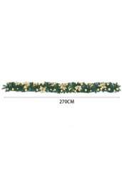 Rackhams LED Light String Berry Ball Flower Garland Christmas Decor - Green - thumbnail 6
