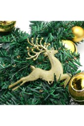 Rackhams LED Light String Berry Ball Flower Garland Christmas Decor - Green - thumbnail 4