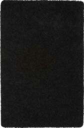 Rackhams Washable Black Shaggy Rug - 60X100 cm - thumbnail 1