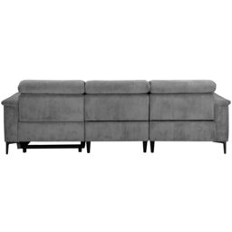 Rackhams Lund 3‑Seater Electric Recliner Sofa (Grey Corduroy) - Grey - thumbnail 5