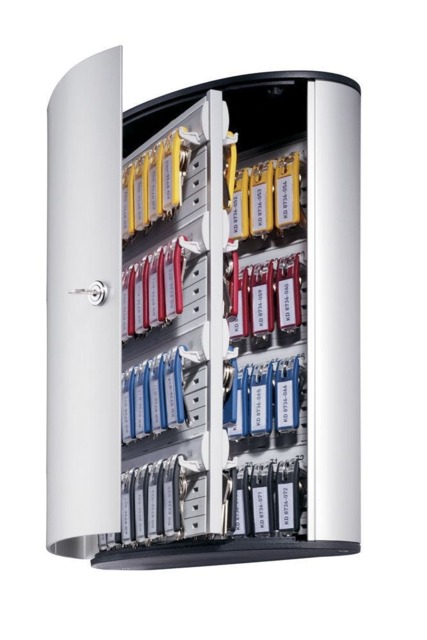 Rackhams Key Safe 72 Lock Box - Holds 72 Keys - Includes 6 Key Clips - image 1