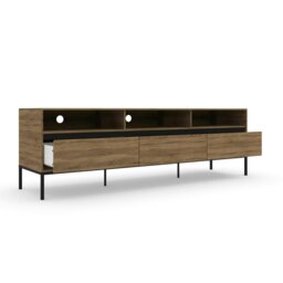 Rackhams LOFT24 Emerald 2 Door TV Stand GreyOak - Brown - thumbnail 5