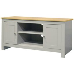 Rackhams LOFT24 Emerald 2 Door TV Stand GreyOak - Brown - thumbnail 1