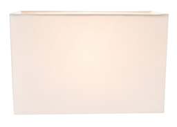 Rackhams Contemporary and Stylish Soft Cream Linen Fabric Rectangular Lamp Shade - thumbnail 2