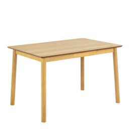Rackhams Barlow Rectangular Dining Table in Matt Oak - Brown - No - Brown - thumbnail 1