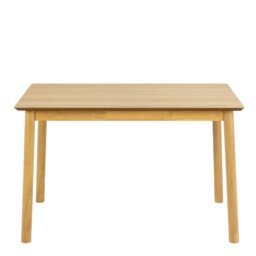 Rackhams Barlow Rectangular Dining Table in Matt Oak - Brown - No - Brown - thumbnail 2