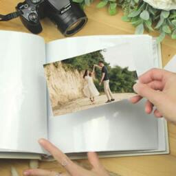 Rackhams Personalised 40th Ruby Wedding Anniversary Photo Album - h22.5 x w22.5 x d3cm - thumbnail 2