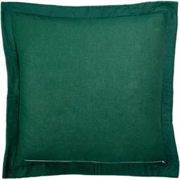 Rackhams Palmeria Cushion Cover - Emerald Green - One Size - Emerald Green - 100% Mixed - thumbnail 3