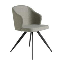 Rackhams Grey Fabric Chair 4057 - thumbnail 1