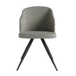 Rackhams Grey Fabric Chair 4057 - thumbnail 2