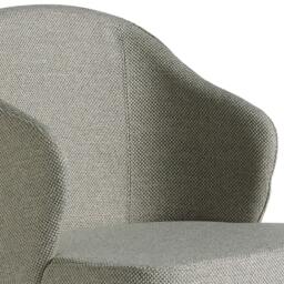 Rackhams Grey Fabric Chair 4057 - thumbnail 5