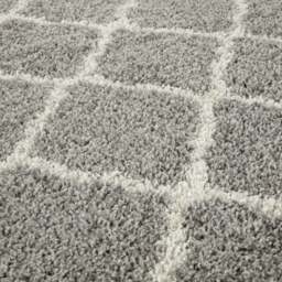 Rackhams Moroccan Grey Shaggy Rug - 710 - 60X110 cm - thumbnail 2