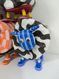 Rackhams Killie Fun Toilet Roll Holder – SuperSheep - Dispenser base - White / Blue - thumbnail 6