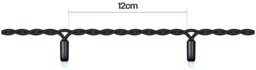 Rackhams String Lights Black Rubber IP65 10m/80 LED Warm White - thumbnail 3