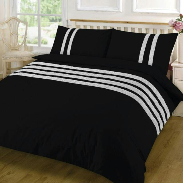 Rackhams Lace Dia Duvet Cover Set - Black - King - image 1