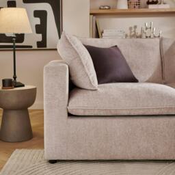 Rackhams Sloane Modular Chaise Sofa, Pearl - thumbnail 5