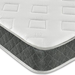 "Rackhams Essentials Jump n Tac Hybrid Mattress - 7.5"" Deep, Soft Feel - Grey - 1 - 3ft Single Mattress (90cm x 190cm)" - thumbnail 3