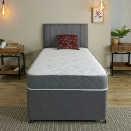 "Rackhams Essentials Jump n Tac Hybrid Mattress - 7.5"" Deep, Soft Feel - Grey - 1 - 3ft Single Mattress (90cm x 190cm)" - thumbnail 5