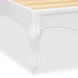 Rackhams Juliette White Bed Frame French Style with Wooden Headboard 3ft 4ft6 5ft 6ft - King 5ft - 1600.00 - thumbnail 6